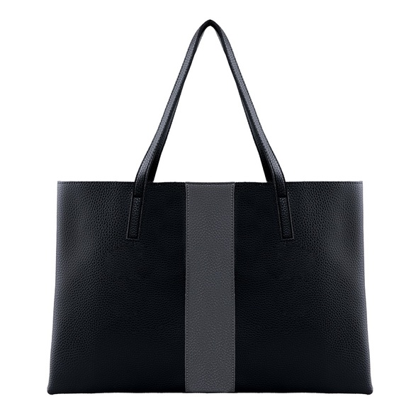 Vince Camuto Handbags - Vince Camuto Luck Tote Black Vegan Leather